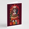 English Toy Spaniel Holiday Christmas Greeting Cards Pack of 8 Blank Cards with Envelopes Whimsical A7 Size 5x7 Blank Note Cards