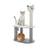 Indoor Alpaca-Shaped Cat Tree with Sisal Scratching Post