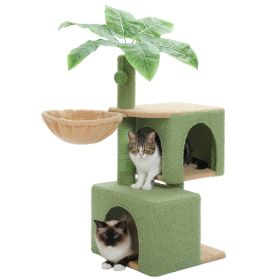 Cats Cactus Cat Tree with Cat Condos for Indoor
