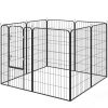 8 Panel Pet Playpen Play Yard Fence Home DIY Heavy-Duty Metal Foldable Indoor Outdoor 47"H