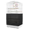 36" Bird Cage with Accessories, Handle, Mesh Cover, Tray, White