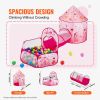 VEVOR 3 in 1 Kids Play Tent with Tunnel for Girls, Princes, Boys, Babies and Toddlers