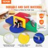 VEVOR Toddler Climbing Toys Indoor, 5 Piece Climb, Crawl and Tunnel Soft Play Equipment, Foam Climbing Toys, Kids Tunnel Maze with Stairs and Ramp