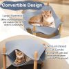 Creative Cat House with Semi-enclosed Condo