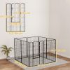8 Panel Pet Playpen Play Yard Fence Home DIY Heavy-Duty Metal Foldable Indoor Outdoor 47"H