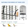 60" Large Bird Cage with Openable Top for Cockatie, Sun Conure
