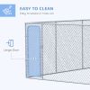 227.7 Sq. Ft. Dog Playpen Outdoor with Galvanized Steel Frame, for Small and Medium Dogs, 15.1' x 15.1' x 6'