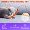 Spinner Interactive Cat Toy Dino Egg. White Automatic Cat Toy with 360-Degree Rotation, Auto Shut-Off. Moving Cat Toys for Indoor Cats