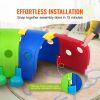 VEVOR Caterpillar Tunnel for Kids, Outdoor Indoor Climb and Crawl Through, Play Equipment for Toddler,Boys,Girls,Baby 3-6, 4 Sections, for Daycare