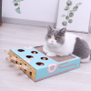 Cat hamster toy interactive play cat scratch board corrugated cat box claw grinder toy