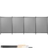 VEVOR Sentry Security Pool Fence 4x48 ft Removable Pool Fence Hole Size 1.1x 3.5 in Pool Fences for In-ground Pools 44 Sleeves Pool Fence DIY by Life