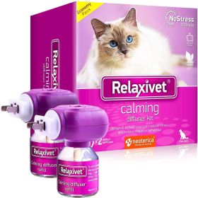 Cat Calming Diffuser & Pet Anti Anxiety Products   Feline Calm Pheromones Plug in & Cats Stress Relief Comfort Helps with Pee New Zone Aggression