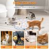 Cat Toys Ball Fast Rolling in Pouch Rechargeable Motion Activated Interactive Cat Toys for Indoor Cats Hide And Seek Mouse Catching Game