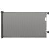 Retractable Pet Gate, 33.5" Tall, Extends to 59.1" Wide, Foldable Mesh Dog Gate for house, w/ Single Hand Operation, for Stairs, Doorways