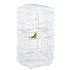 36" Bird Cage, Macaw Play House, Cockatoo, Parrot, Finch Flight Cage, 2 Doors, Perch 4 Feeder Pet Supplies, White
