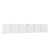 Wooden Freestanding Pet Gate w/ 2 Support Feet, White
