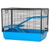 3-tier Hamster Cage, Guinea Pig Cage with Accessories Food Dish Water Bottle, Ramps, 31.5"x19"x 23", Light Blue