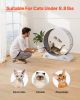 VEVOR Cat Exercise Wheel 31.5 in Large Indoor Cat Running Wheel Treadmill White