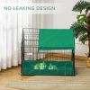 Metal Outdoor Small Animal Cage for Rabbits and Cats, Black