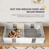 Whelping Box for Dogs and Puppies, Dog Birth Supplies Indoor w/ Adjustable Height Doors, for Medium Sized Dogs