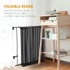 Dog Playpen DIY Adjustable, Puppy Play Pen Dog Fences Indoor with Automatically Close Lock, Pet Door for Doorway Stair