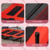 Elevated Dog Bed, Raised Dog Cot for XL Sized Dogs, Indoor & Outdoor, 48" x 36" x 9", Red