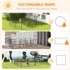 Dog Pen with Gate, 12 Panels Puppy Playpen, Dog Fence, 31.5"H