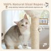 Indoor Alpaca-Shaped Cat Tree with Sisal Scratching Post