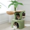 Cats Cactus Cat Tree with Cat Condos for Indoor