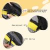 Black and Yellow Edge 210D Oxford Cloth Automatic Rod Tent Splicing Style Pet Tunnel Foldable Outdoor Play Tube for Cats and Small Dogs Lightweight Br