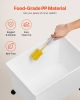 VEVOR Ingredient Bin, 10.5 Gallons Capacity Ingredient Storage Bin, PP Material Flour Bins On Wheels
