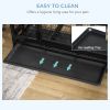 Heavy Duty Dog Crate Cage for Medium Small Dogs Cats with Two Doors, Lockable Wheels, Removable Tray, 36" x 24" x 27"