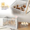 Dog Whelping Box w/ Waterproof Pee Pad & Adjustable Door for Small, Medium & Large Breed Dogs, 65" x 31.5"