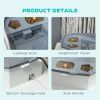 Turtle Tank Kit, Turtle Aquarium with Basking Platform, Water Pump, Filter Layer Design, Full View Visually Reptile Habitat