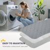 4 Panel Dog Whelping Box with 600D Windproof Oxford Fabric Cloth, Washable Pee Pad, for M L Dogs, 48" x 48" x 23.6"