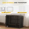 Dog Playpen, 31.5"W Heavy-Duty Metal Puppy Play Pen, Pet Exercise Fences for Outside and Indoor, DIY Design with Door for Small Dogs, 12 Panels