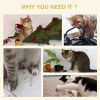 47" Cat Tree for Indoor Cats, Kitty Activity Center, Cat Tower with Cat Ear Bed Ramp Condo Hammock Hanging Ball Toys Sisal Rope Scratching Post