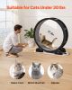 VEVOR Cat Exercise Wheel with Pedometer 40.8" Cat Treadmill for Pet Health Black