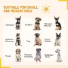 Dog Fence Outdoor 6 Panels 31.5" Height Steel Pet Exercise Pen Indoor, for Small and Medium Dogs