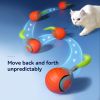 Electric Rolling Toy Ball for Pets,New Year Gift -Self Rotating Fun for Cats, USB Rechargeable Cat Toy, TPR Soft Gel, Safe Chew Material