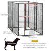 6 Panel 32.5" - 59" x 40" Dog Playpen, Heavy Duty Pet Playpen for Indoor Outdoor, Small Medium and Large Dogs