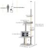 Cat Tree Floor to Ceiling Cat Tower Height Adjustable( 85-101 Inches)