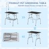 36-inch Dog Grooming Table Stainless Steel QUALITY GUARANTEED with Adjustable Arm and Basket