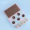 Cat hamster toy interactive play cat scratch board corrugated cat box claw grinder toy