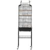 VEVOR Large Bird Cage 62 in Rolling Metal Parakeet Cage for Cockatiels Parrot