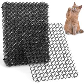 10Pcs Cat Mat with Spikes 15.8x12.5in Cat Repellent Mats Spike Deterrent Stopper Mat for Pet Cats Dogs 13x1ft Area