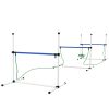 4PCs Dog Agility Equipment Set with Adjustable Height Hurdles, Spray Water Tube, Whistle, Carry Bag, White