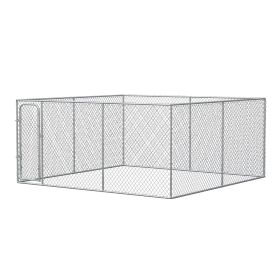 172.2 Sq. Ft. Dog Playpen Outdoor with Galvanized Steel Frame, for Small and Medium Dogs, 13' L x 13' W x 5.9' H