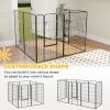 8 Panel Pet Playpen Play Yard Fence Home DIY Heavy-Duty Metal Foldable Indoor Outdoor 47"H