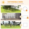 Dog Pen with Gate, 12 Panels Puppy Playpen, Dog Fence, 39"H